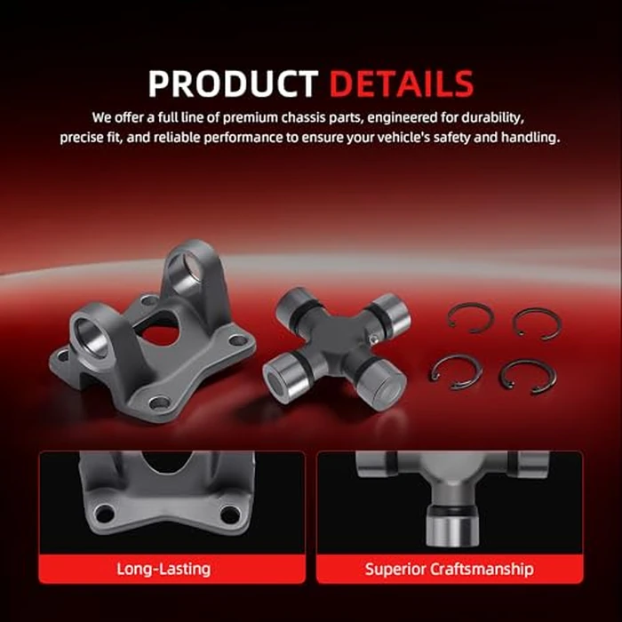 KeleHD 3-2-1839 Drive Shaft Flange Yoke 5-1410X U-Joint Kit 1410/SPL36 Series for Ford F-250 2002-2017, for F-350 2003-2017 by KeleHD - Image 4