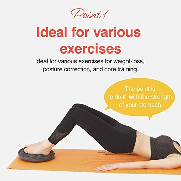 Primasole Balance Disc with Air Pump Wobble Cushion for Stability Workout 2 PCS Cobalt Blue Color PSS91NH052A by primasole - Image 2
