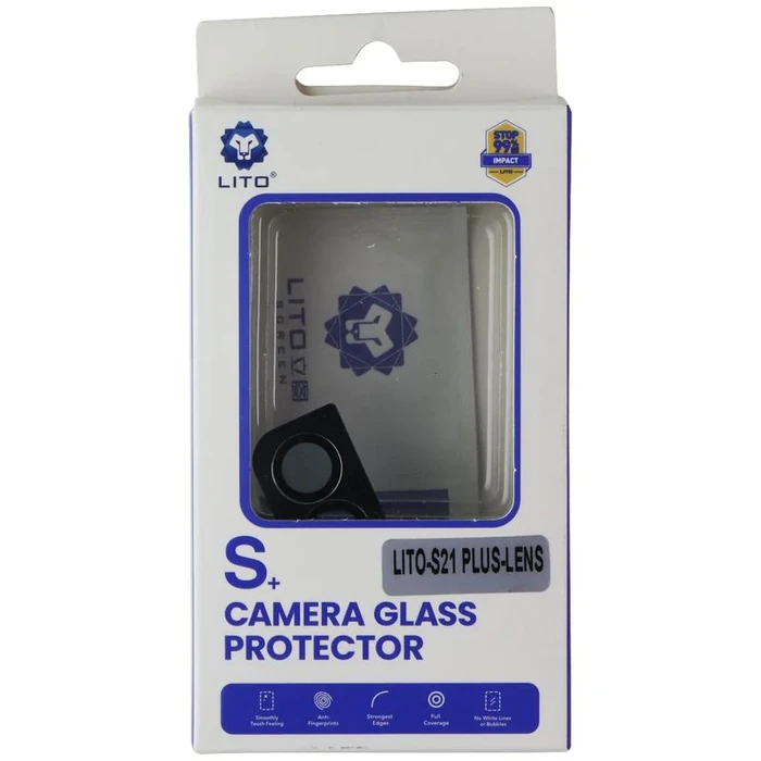 LITO S+ Camera Glass Lens Protector for Samsung Galaxy S21 - Black by LITO - Image 1