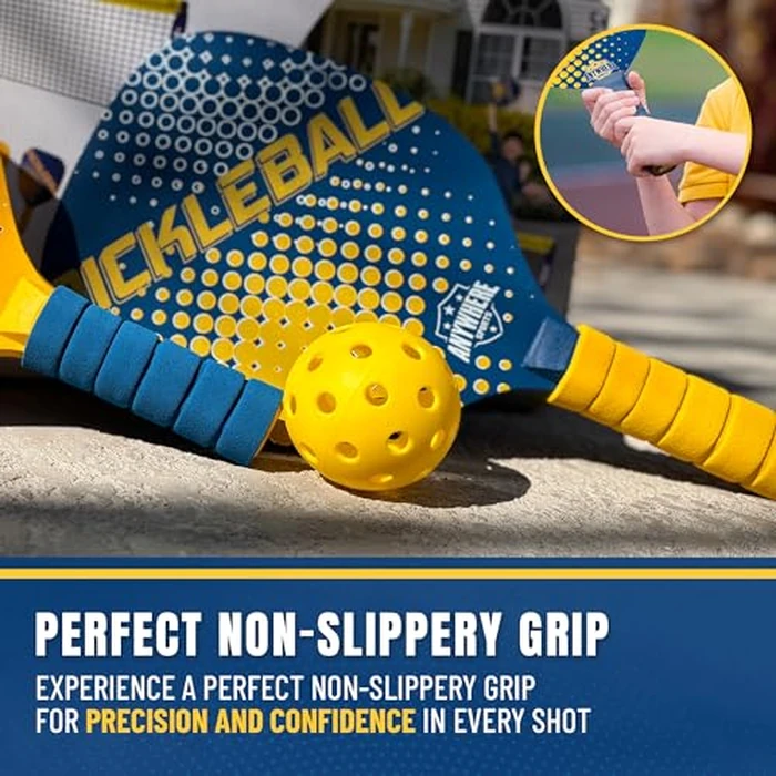 Ultimate Youth Pickleball Set with Net, Paddles, and Balls - Start Playing Pickleball Today with This Complete Junior Kit for Boys and Girls Ages 5 to 12 by Nature Bound - Image 4