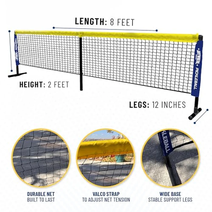 Ultimate Youth Pickleball Set with Net, Paddles, and Balls - Start Playing Pickleball Today with This Complete Junior Kit for Boys and Girls Ages 5 to 12 by Nature Bound - Image 5