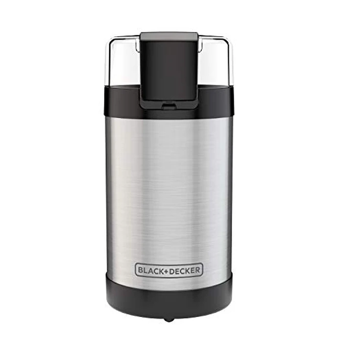 BLACK+DECKER One Touch Coffee Grinder, 2/3 Cup Coffee Bean Capacity, Spice Grinder, One Touch Push-Button Control -150 Watts -Stainless Steel Blades by BLACK+DECKER - Image 8