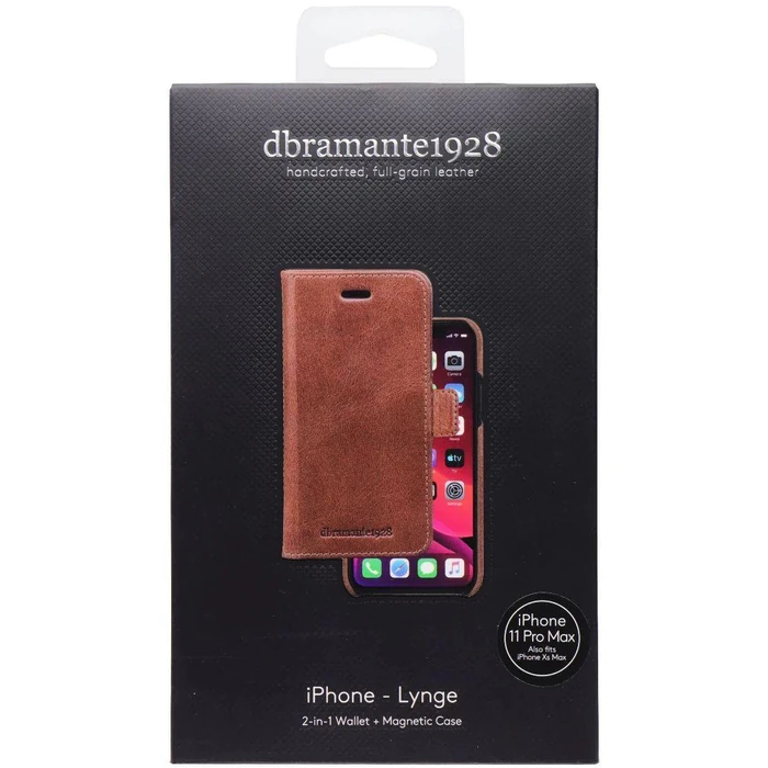 Dbramante1928 Lynge Full-Grain 2-in-1 Wallet + Magnetic Phone Case for iPhone 11 Pro Max - Brown by Dbramante1928 - Image 2