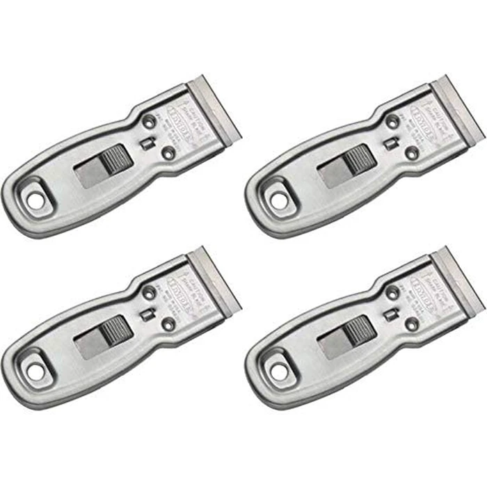 Hyde Tools 13050 Delta Heavy Duty Glass Scraper, 4 Pack by Hyde - Used - Like New condition