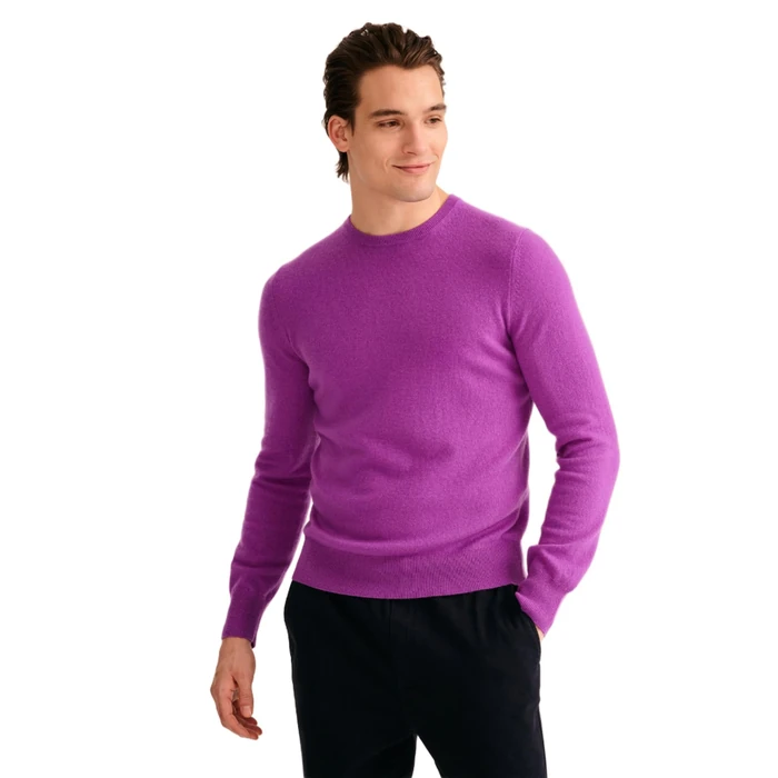 NAADAM The Original Cashmere Crewneck Sweater,Purple,S by NAADAM - Used - Like New condition - US$69.88
