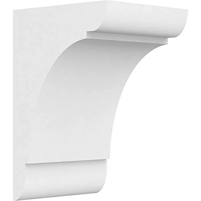 7"W x 8"D x 12"H Standard Olympic Architectural Grade PVC Corbel by Ekena Millwork - Image 1