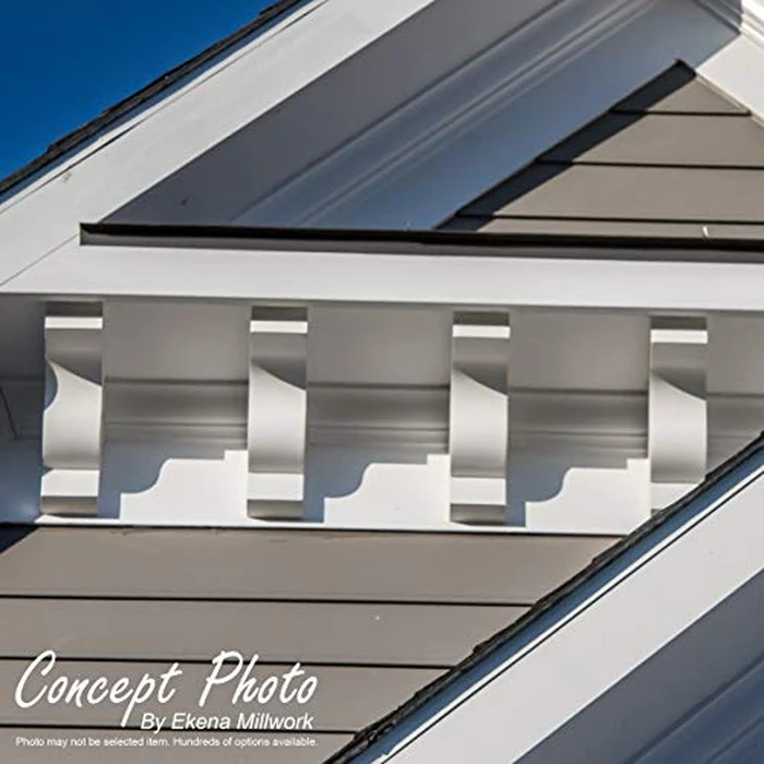 7"W x 8"D x 12"H Standard Olympic Architectural Grade PVC Corbel by Ekena Millwork - Image 7