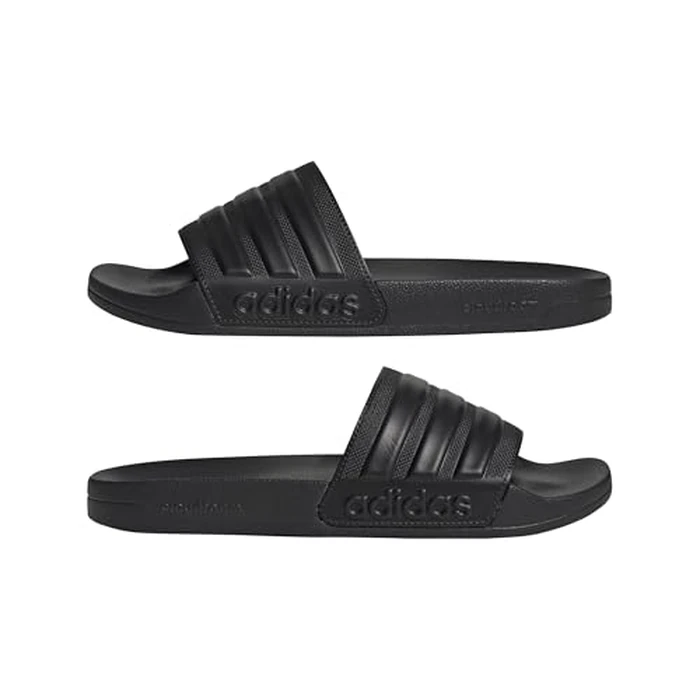 adidas Unisex Shower Slide Sandal, Core Black/Core Black/Core Black, 13 US Men by adidas - Used - Acceptable condition