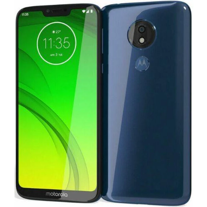 Motorola Moto G7 Power - 32GB - 3GB RAM - 1 Physical SIM - Marine Blue - Unlocked by Motorola - Refurbished - Acceptable condition - US$81.48