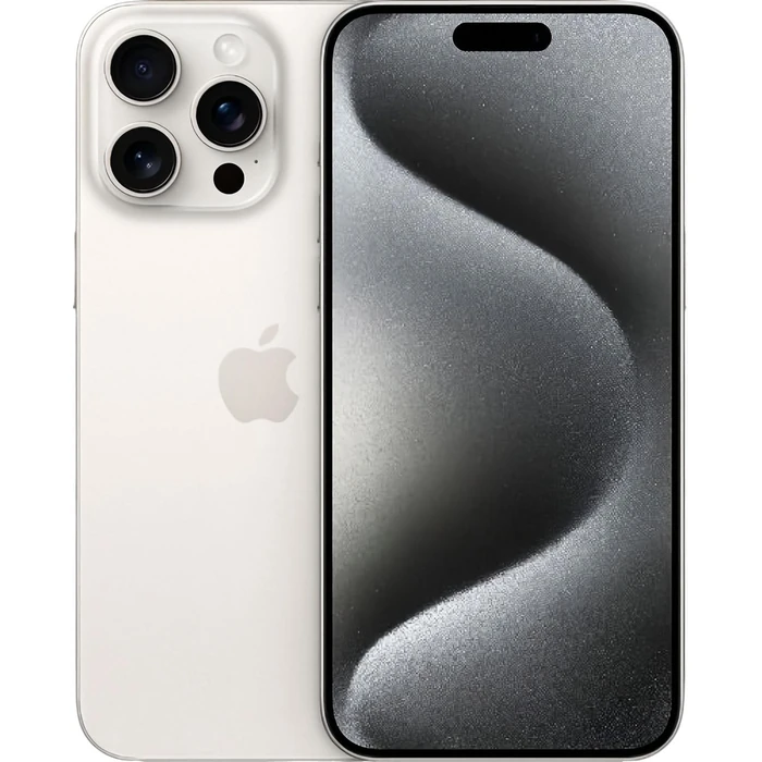 iPhone 15 Pro Max - 1TB - eSIM - White Titanium - AT&T by Apple - Image 1