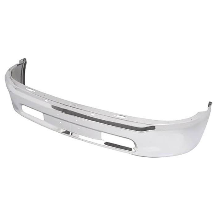 ALMULOO Front Bumper Face Bar Compatible with 2013-2018 Ram 1500 2019-2024 Ram 1500 Classic Replacement for CH1002397 68160855AC W/O Sensor Holes&Fog Lights Holes Steel Chrome Silvery 2Pcs by ALMULOO - Image 5