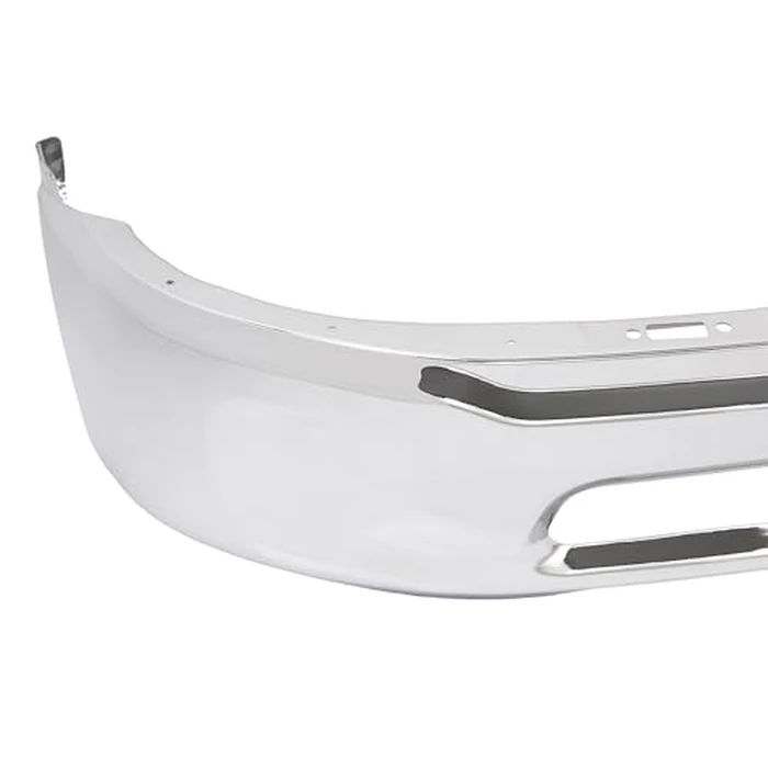 ALMULOO Front Bumper Face Bar Compatible with 2013-2018 Ram 1500 2019-2024 Ram 1500 Classic Replacement for CH1002397 68160855AC W/O Sensor Holes&Fog Lights Holes Steel Chrome Silvery 2Pcs by ALMULOO - Image 6
