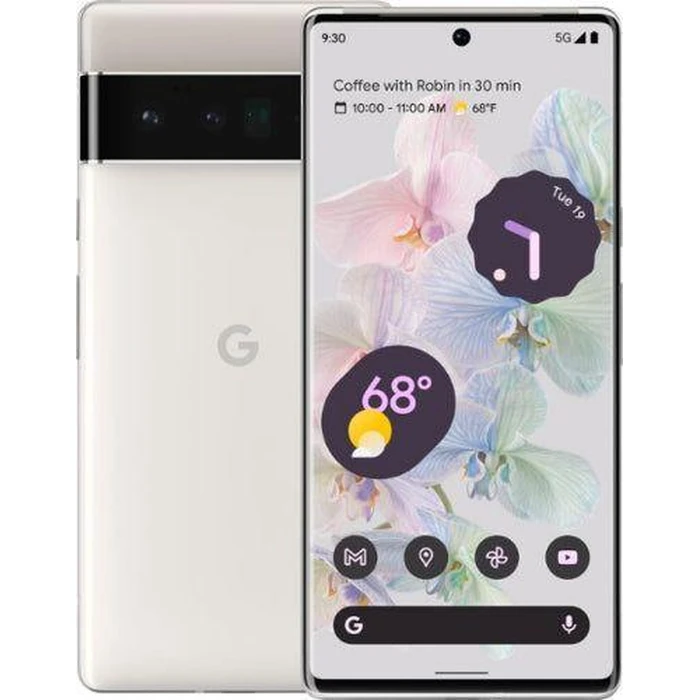 Google Pixel 6 Pro - 256GB - Cloudy White - Unlocked by Google - Refurbished - Good condition - US$216.99
