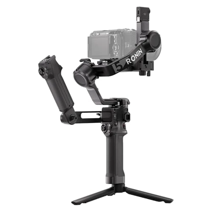DJI RS 5 Combo, Gimbal Stabilizer for Camera Canon/Sony/Panasonic/Nikon/Fujifilm, Intelligent Tracking, Electronic Briefcase Handle, Fine-Tuning Knobs, New Z-Axis Indicator by DJI - Image 1