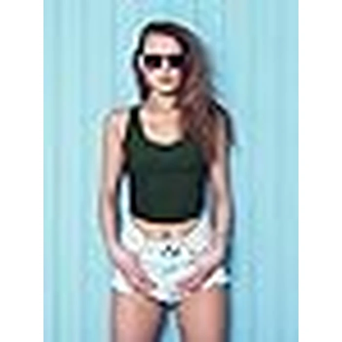 Geyoga 8 Pcs Women Basic Crop Tank Tops Sleeveless Racerback Crop Cotton Top (Black, White, Gray, Green, Blue, Brown,S) by Geyoga - Image 8