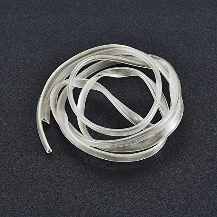 uxcell Trim Seal, PVC U-Seal Channel Edge Protector Sheet, Fits 1.5-2mm Edge 1Meter/3.82Ft Length, 0.24" Height Transparent by uxcell - Image 4