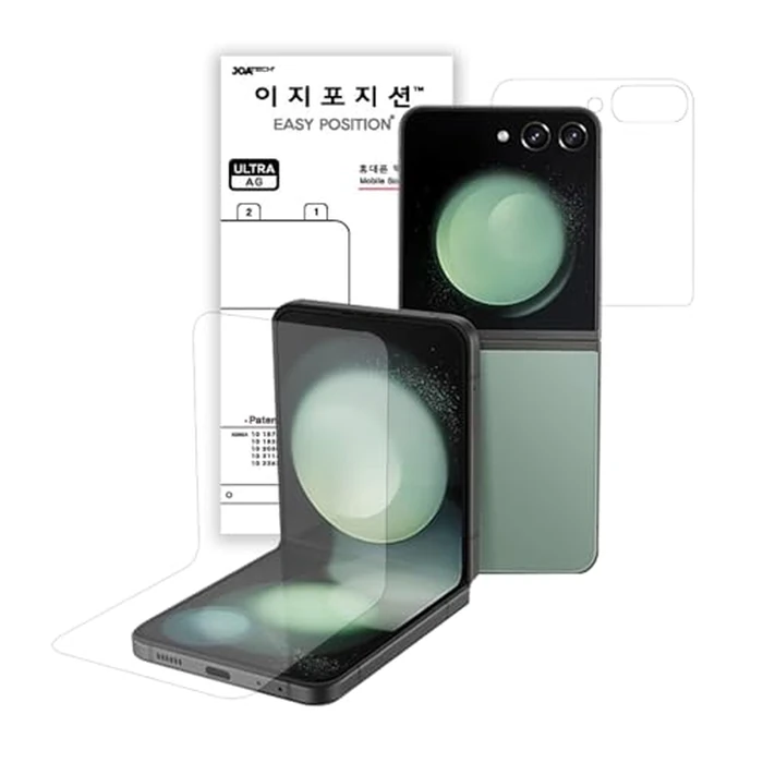 [EAZY POSITION] Z Flip 6 Screen Protector for Samsung Galaxy - 3 Pack, Anti Glare, Fingerprint Resistant, Matte Finish, Easy DIY Installation by EASY POSITION - Used - Like New condition