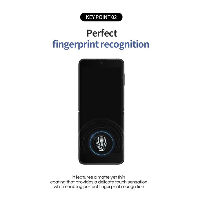 [EAZY POSITION] Z Flip 6 Screen Protector for Samsung Galaxy - 3 Pack, Anti Glare, Fingerprint Resistant, Matte Finish, Easy DIY Installation by EASY POSITION - Image 7