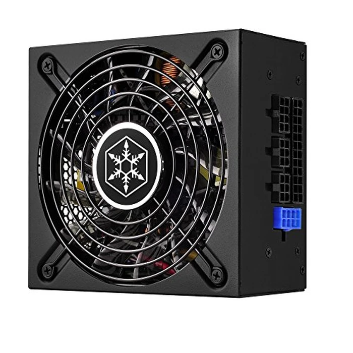 Silverstone Technology SX500W SFX-L Form Factor 80 Plus Gold Full Modular Lengthened Power Supply with +12V Single Rail, Active PFC (SX500-LG) by SilverStone - Used - Like New condition - US$83.64