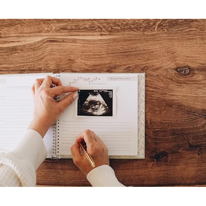 Lucy Darling Pregnancy Journal & Memory Book Desert Sand, Mom & Baby Diary, Pregnancy Must Haves for Expecting First Time & Experienced Moms, Maternity Milestone Gifts, Premium Baby Book Keepsake by Lucy Darling - Image 3
