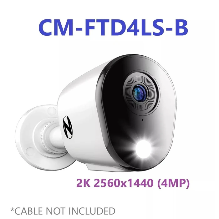 Night Owl CM-FTD4LS-B Wired Add-on Camera with Spotlight - White by Night Owl - Image 2
