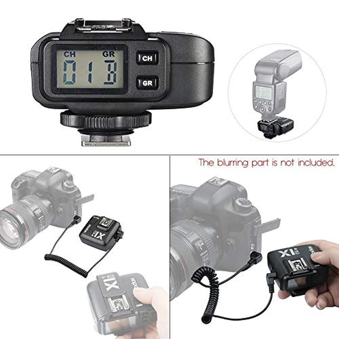 GODOX X1R-C E-TTL 1/8000s Wireless Remote Flash Receiver Shutter Release Compatible with Canon EOS Cameras Godox V1 TT350N AD200 AD200Pro Flash by GODOX - Image 8