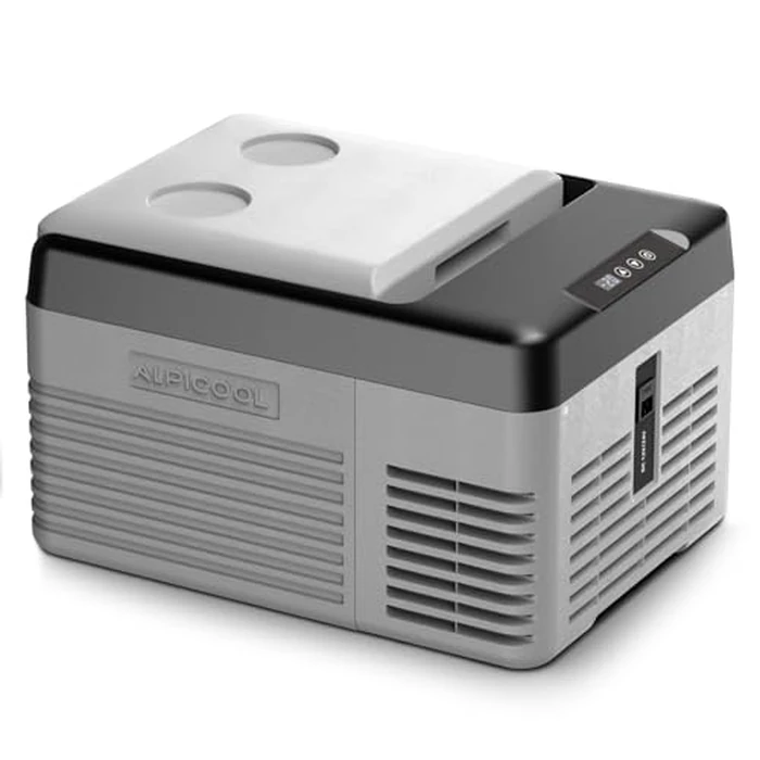 Alpicool Car Refrigerator 12 Volt Portable Car Fridge 10 Quart（9 L Electric Cooler with AC/DC，Car Refrigerator Freezer for Truck Van RV Camper SUV, Camping Boat Travel，-4~68 degreesF by Alpicool - Used - Very Good condition