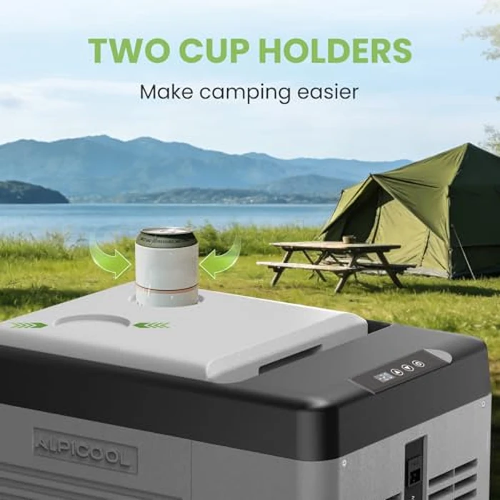 Alpicool Car Refrigerator 12 Volt Portable Car Fridge 10 Quart（9 L Electric Cooler with AC/DC，Car Refrigerator Freezer for Truck Van RV Camper SUV, Camping Boat Travel，-4~68 degreesF by Alpicool - Image 7