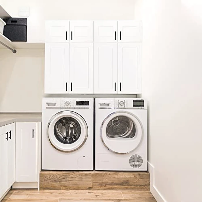 Design House Brookings Shaker Bridge Wall Kitchen Cabinet W3012, 30 W x 12 D x 12 H, Painted White, Solid Wood, Ready to Assemble, 561621 by Design House - Image 6