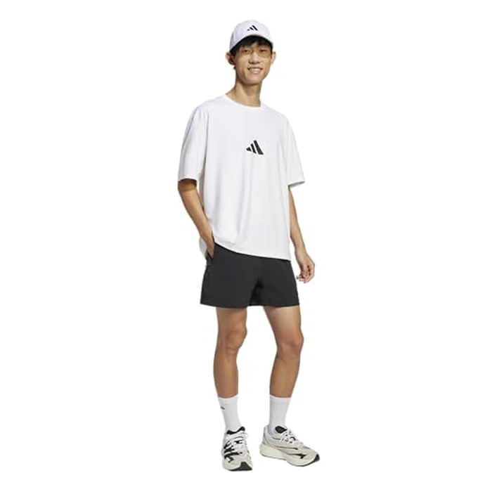 adidas Men's Z.N.E Sportswear T-Shirt, White, Medium/Tall by adidas - Image 2