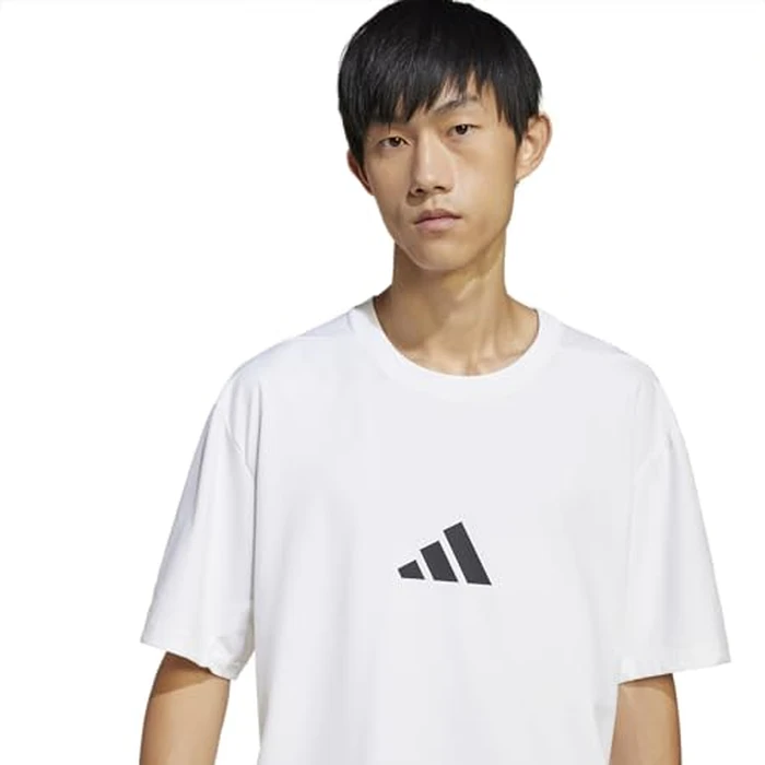 adidas Men's Z.N.E Sportswear T-Shirt, White, Medium/Tall by adidas - Image 5