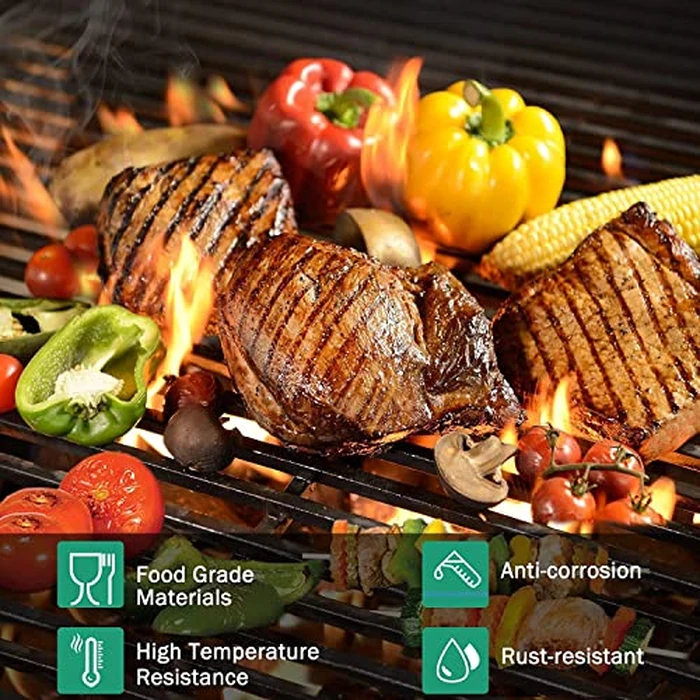 Criditpid 17 Inch Cooking Grates Replacement for Home Depot Nexgrill 720-0830H, 720-0830D, 720-0783E, 720-0783C, Cast Iron Barbecue Cooking Grids for Kenmore, Uniflame Gas Grils. by Criditpid - Image 5