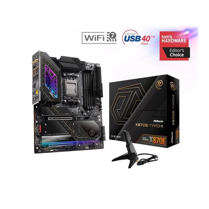 ASRock X870E TAICHI AM5 Extended ATX Motherboard by ASRock - Open Boxproduct Type condition - US$247.00