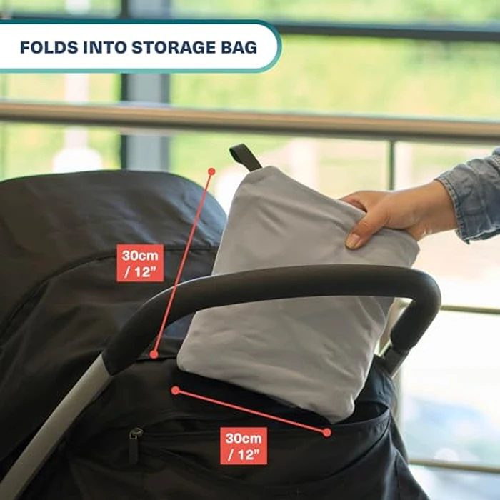 BRAMBLE - XL Baby Stroller Travel Carry Bag for Storage & Airplane Gate Check-in - Sturdy & Waterproof by Bramble - Image 6