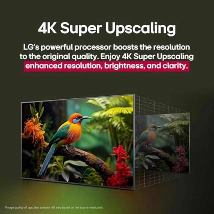 LG 43-Inch QNED80 4K Smart TV - α7 AI Processor 4K Gen 8, Local Dimming, Alexa Built-in, HDR10, HGIG, ALLM, WebOS 25, Magic Remote (43QNED80AUA, 2025) by LG - Image 3