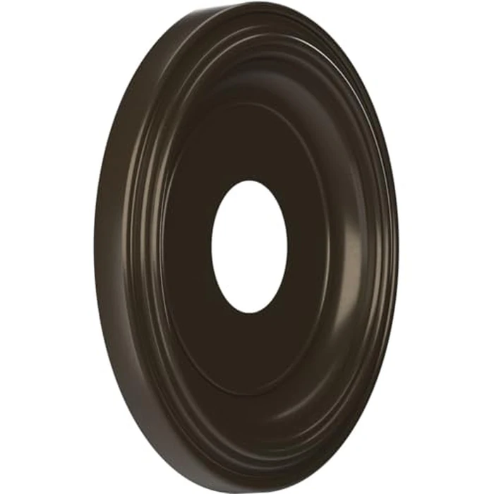 Ekena Millwork 13"OD x 3 1/2"ID x 1 1/4"P Traditional Thermoformed PVC Ceiling Medallion (Fits Canopies up to 7 1/2"), Metallic Dark Bronze by Ekena Millwork - Image 2