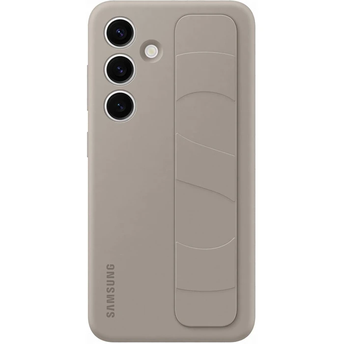 Samsung Standing Grip Phone Case for Samsung Galaxy S24 - Taupe by Samsung - Refurbished - Premium condition