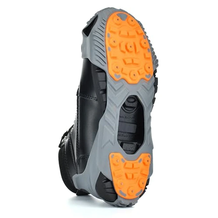 Winter Walking Low-Pro Ice Cleat, Heavy-Duty Industrial Grade Traction Aid for Walking on Snow and Ice, Size Medium (1 Pair) by Winter Walking - Used - Acceptable condition
