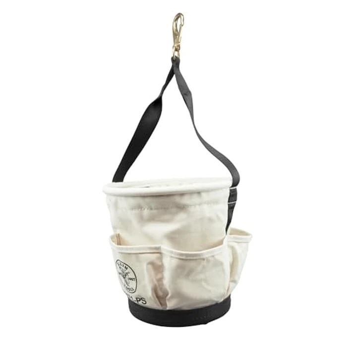 Klein Tools 5171PS Heavy-Duty Tapered Wall Bucket 4 Pockets by KLEIN TOOLS - Used - Like New condition - CA$117.80