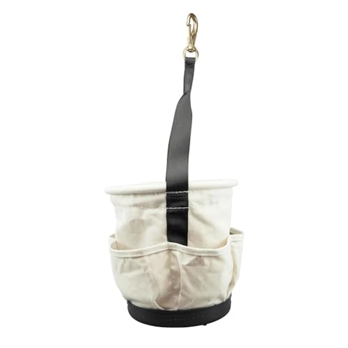 Klein Tools 5171PS Heavy-Duty Tapered Wall Bucket 4 Pockets by KLEIN TOOLS - Image 3
