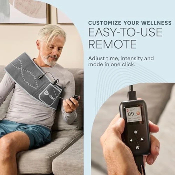 Lifepro Red Light Therapy Belt - Infrared Red Light Therapy for Body, Back and Shoulder - 660nm & 850nm Near Infrared Heating Pad - Adjustable & Portable for Wellness & Relaxation by LifePro - Image 6