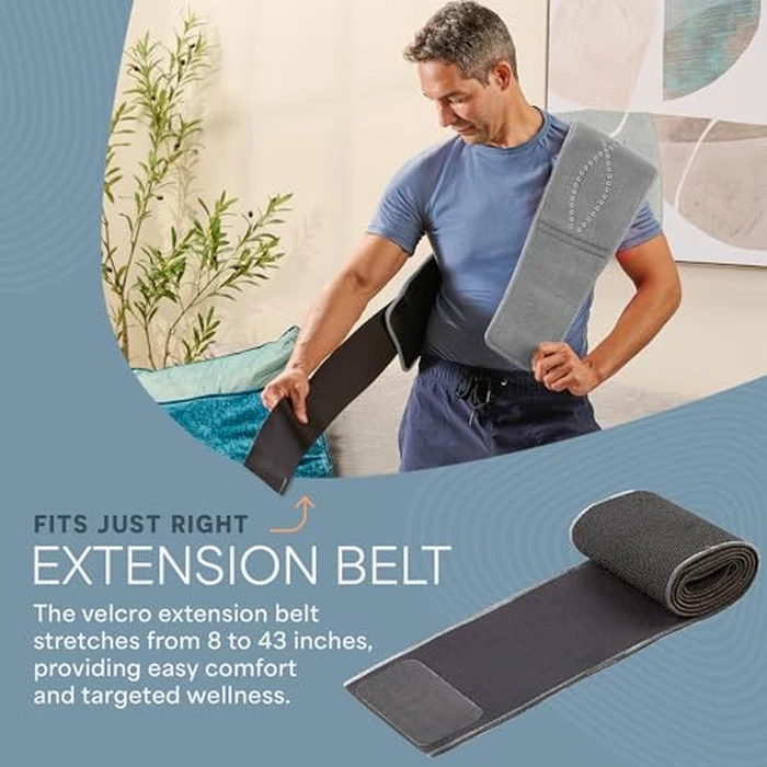 Lifepro Red Light Therapy Belt - Infrared Red Light Therapy for Body, Back and Shoulder - 660nm & 850nm Near Infrared Heating Pad - Adjustable & Portable for Wellness & Relaxation by LifePro - Image 7