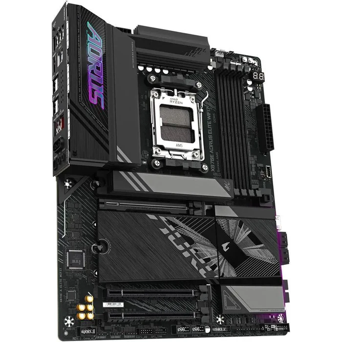GIGABYTE X870E AORUS ELITE WIFI7 AM5 LGA 1718, ATX, DDR5, 4x M.2, PCIe 5.0, USB4, Wi-Fi 7, 2.5GbE LAN, EZ-Latch, 5-Year Warranty by GIGABYTE - Image 4