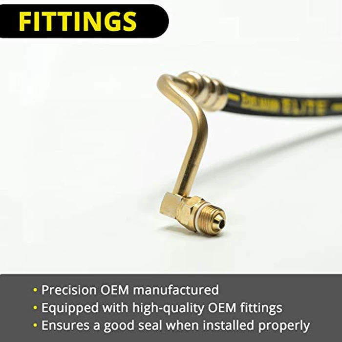 Edelmann Elite 71668E Power Steering Pressure Hose - Car Accessories and Equipment, For Various 1995-88 GM; Blazer, Jimmy, C&K Series, Suburban, Tahoe, Yukon Vehicles by Edelmann - Image 2