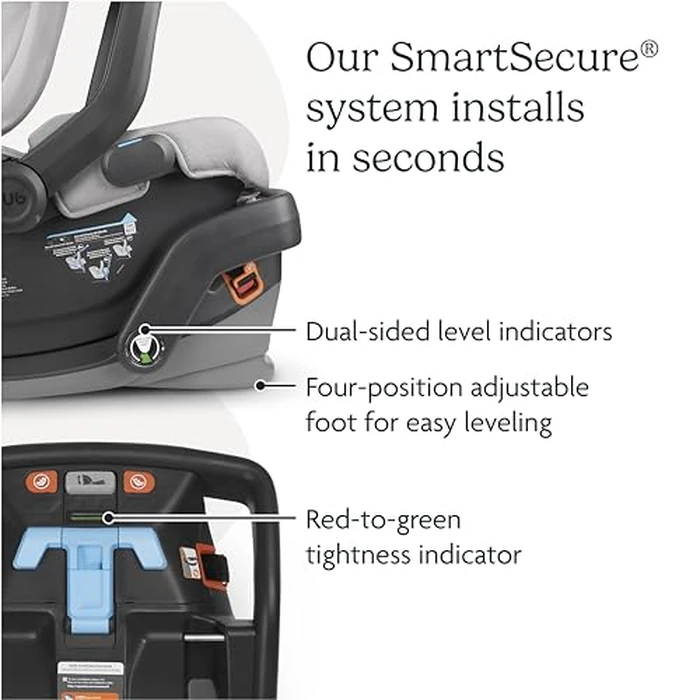 UPPAbaby Extra Mesa Car Seat Base / Compatible with Mesa, V2 & V3 Infant Car Seats / SmartSecure Installation by UPPAbaby - Image 3