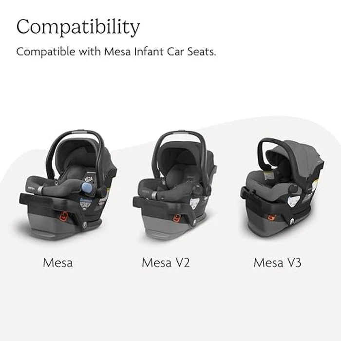 UPPAbaby Extra Mesa Car Seat Base / Compatible with Mesa, V2 & V3 Infant Car Seats / SmartSecure Installation by UPPAbaby - Image 5