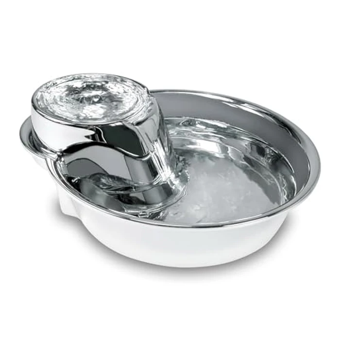 Pioneer Pet Stainless Steel Fountain Raindrop Design , 60oz by Pioneer Pet - Used - Very Good condition - US$48.43