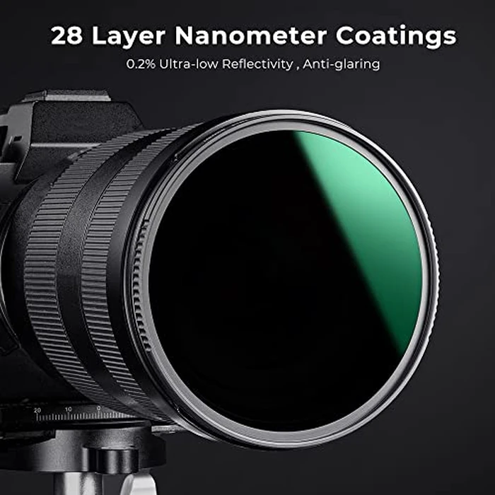 K&F CONCEPT 72mm ND1000 Filter - Fixed 10 Stop ND Filter, HD Optical Glass, 28 Layer Nano Coating, for Long Exposure Shot (Nano-X Series) by K&F CONCEPT - Image 5