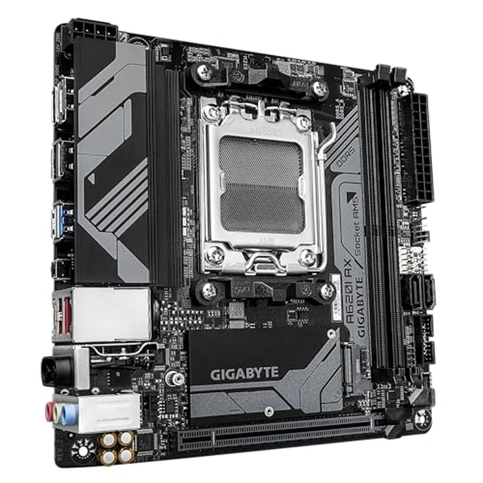 GIGABYTE A620I AX (AM5/ LGA 1718/ AMD/ A620/ Mini-ITX/ 5-Year Warranty/ DDR5/ Single M.2/ PCIe 4.0/ USB 3.2 Gen1 Type-C/Realtek Wi-Fi 6E/ Realtek 2.5GbE/ Q-Flash Plus/PCIe EZ-Latch/Motherboard) by GIGABYTE - Image 3