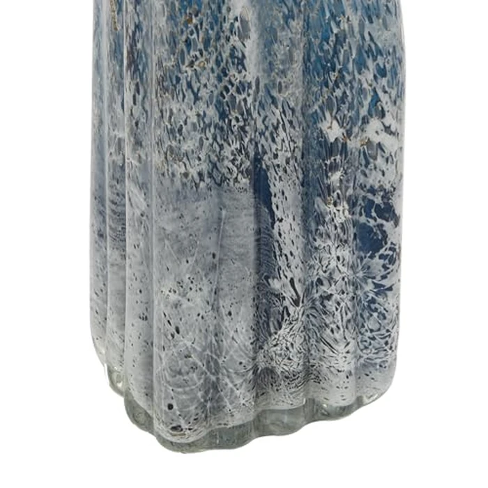 Deco 79 Glass Handmade Blown Vase, Set of 2 16", 15" H, Blue by Deco 79 - Image 5